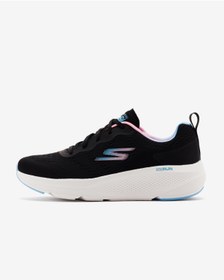 Resim Skechers Go Run Elevate - Double Time Kadın Siyah Koşu Ayakkabısı 128334 Bkmt 