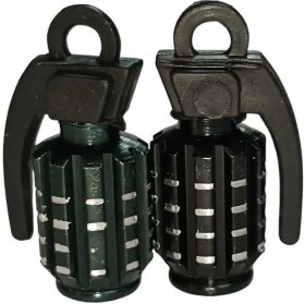 Resim El Bombası Sibop Kapağı Siyah 2'li Set-Otomobil-Motosiklet-Bisiklet Uyumlu 