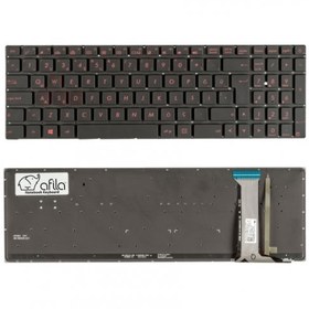 Resim Asus N551JW, N551JW-CN187H, N551JW-CN361T Klavyesi (Siyah) ışıklı 