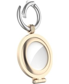 Resim Wealthglow Airtags Champagne Için Anti-kayıp Konum Izci Anahtarlık Koruyucu Kılıf Gk1owı 
