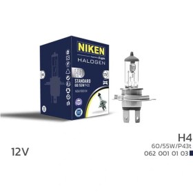Resim Nıken H4 60w/55w Halojen Ampul P43t 125 10 Adet 