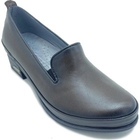 Resim Castle Black 24553 Kadın Deri Comfort Ayakkabı Kahve 