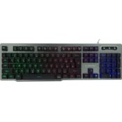 Resim Rampage KB-R78 Gri/Siyah USB Rainbow Backlight LC Layout Oyuncu Klavye 
