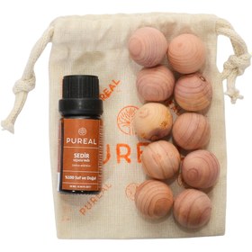 Resim Pureal Sedir Toplu Doğal Güve Koruyucu Set 