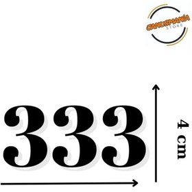 Resim Janusmania Manifest Melek Sayıları 333 Ayna Etiket Sticker 