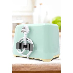 Resim Then Tech Yapışkanlı Kablo Toparlayıcı Plastik Her Yüzeye Yapıştırılabilir Kablo Düzenleyici 