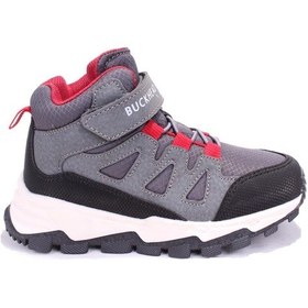 Resim Buckhead 4351 Gri Kırmızı Ortopedik Günlük Erkek Çocuk Bot Gri 