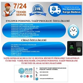 Resim Yüz Tanıma Parmak İzi Kartli Personel Takip Sistemi Programı 