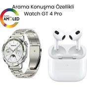 Resim Watch GT 4 Pro Akıllı Saat ve Air 3 SE Bluetooth Kulaklık 