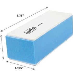 Resim Miracle Buff &, Gri 400/beyaz 4000 Grit, Çift Taraflı Manikür Ve Pedikür Tırnak Tamponu, 2,54 Cm Y X 3,5 Cm G X 9,5 Cm U, 12 Adet Açık Altın 