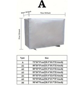 Resim Topshop1 A4 Outdoor Air Conditioner Dust Cover Protective Cover For Sun Protection 