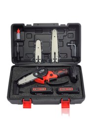 Resim MOONSHOP 128VF Bakır Çift Pala Çift Batarya Şarjlı Ağaç Kesme Ve Dal Budama Makinesi Yeni Seri Extra Güçlü 