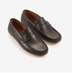 Resim Kemal Tanca Erkek Hakiki Deri Bağcıksız Kauçuk Tabanlı Loafer A9408 Kahverengi 