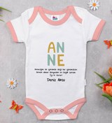 Resim Bitmeyen Kartuş Bk Kids Kişiye Özel Pembe Bebek Body Zıbın - Model 72 