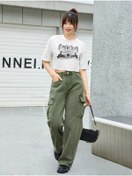 Resim mercoledi Kadın Crop Oversize Fabulous Baskılı 