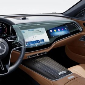 Resim Mercedes E Serisi Ekran Koruyucu Multimedya + Yolcu Ekranı + Dijital Gösterge W214 