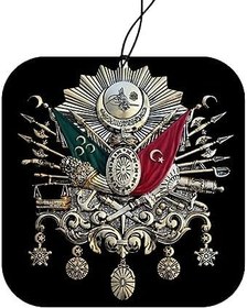 Resim Techmaster Araç Asma Koku Osmanlı Devlet Arması Tasarım 3 Adet 