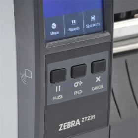 Resim Zebra ZT231 Endüstriyel Barkod Yazıcı 203DPI Termal Transfer Usb+Seri+Ethernet Metal Kasa 9.1 Kg (ZT23142-T0E000FZ) 