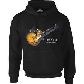 Resim Gitar - Gibson - 1959 Siyah Erkek Fermuarsız Kapşonlu - Siyah / 3XL 