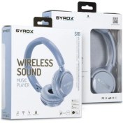 Resim Syrox Kablosuz Bluetooth Kulaklık S16 Mavi 
