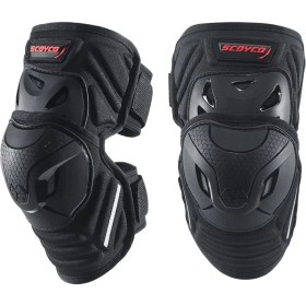 Resim Scoyco K46 Motosiklet Dizliği Siyah Nefes Alan Suya Dayanıklı Likralı Kumaş ile Standart Beden 