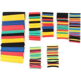 Resim Mena Rise 530 Parça Makaron Kablo Yalıtım Isı Daralan Kablo Tamir Seti 