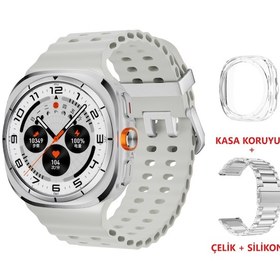 Resim Kalobee SK 7 Ultra Amoled 47 MM 2 Kordonlu Akıllı Saat (İthalatçı Garantili) 