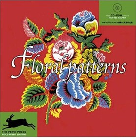 Resim Floral Patterns + Cd Rom pepin Press 
