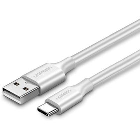 Resim Ugreen Usb Type-c Şarj Ve Data Kablosu Beyaz 1 Metre 