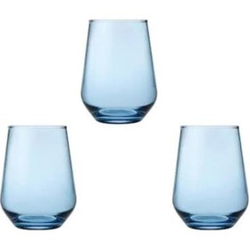 Resim 41536 Allegra Cam Su Bardak 6 Adet Turkuaz Meşrubat Bardağı 