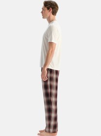 Resim Multicolor Ekoseli Dokuma Pantolon - Çok Renkli / Multicolor / L 