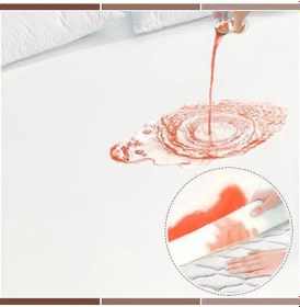 Resim Micro Fitted Full Kenar Su Sıvı Geçirmez Alez Yatak Koruyucu Beyaz 