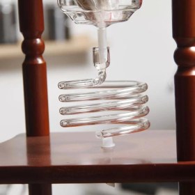 Resim Epinox Nostalji Ahşap Kahve Demleme Standı 3 lt Siyah S.K.S-30 