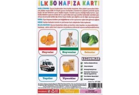 Resim AyrStore Buğz 1475 Ilk 50 Hafıza Kartları (Memory Game ) 