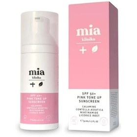 Resim Mia Klinika Pink Tone Up Ton Eşitleyici Pembe Yüz Güneş Kremi Spf50 50ml 
