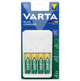 Resim Varta Plug Charger 4x2100 Mah 