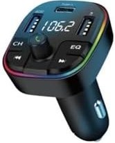 Resim 20W PD Şarj Özellikli Dijital Göstergeli Bluetooth Fm Transmitter G110690 