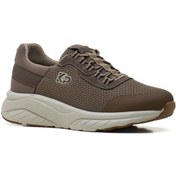 Resim King Polo 1267 Ortopedik Tekstil Erkek Spor Ayakkabı Vizon 