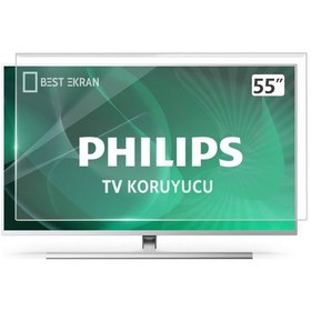Resim Best Ekran Philips Uyumlu 55" TV Ekran Koruyucu Panel 