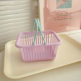 Resim Masa Düzeni için Modern İstiflenebilir Plastik Saklama Sepeti - Ev, Ofis & Yurt Dekoru, Ofis Malzemeleri ve Aksesuarları, Raf Sepetleri için Mükemmel 