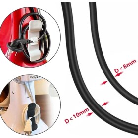 Resim Kablo Toparlayıcı Düzenleyici Airfreyer Kablo Organizeri Yapışkanlı Mutfak Fırın Kablo Düzenleme 