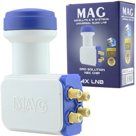 Resim Mag Full Hd Dörtlü Lnb Altın Uçlu 