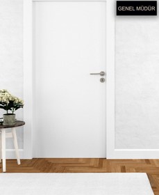 Resim Aldebaran Reklam Siyah Ahşap Genel Müdür Yönlendirme Yazısı 23x8 cm 