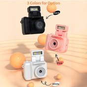 Resim Küçük 1080p Dijital Fotoğraf Makinesi - 1.44 Ekran, 90 Dönebilir Flaş, 6x Zoom, Tf Kart Desteği 512gb 