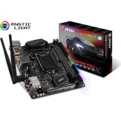 Resim MSI Z270I Gaming PRO CARBON AC Intel Z270 3800MHz (OC) DDR4 Soket 1151 m-ITX Anakart 