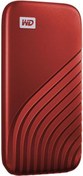 Resim WD My Passport 2TB 1050MB/-1000MB/s USB 3.2 Gen 2 Taşınabilir SSD Kırmızı 