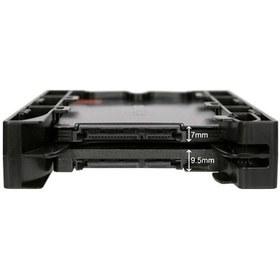 Resim Icy Dock Mb290sp-b Ez-fıt 2.5 İnch X 2 Yuva 3.5 İnch Çevirici Disk Kızağı 