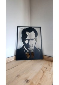 Resim Atatürk Portre Gösterişli Metal Tablo 