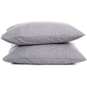 Resim Mer-tim 2'li 50x70 Ranforce Gri Yastık Kılıfı Gri 