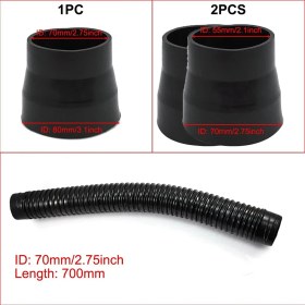 Resim Luuminaly Yüksek Akışlı Hava Filtresi Elemanı 76MM Giriş Hava Kutusu Takımı 3-Inç (Yurt Dışından) 